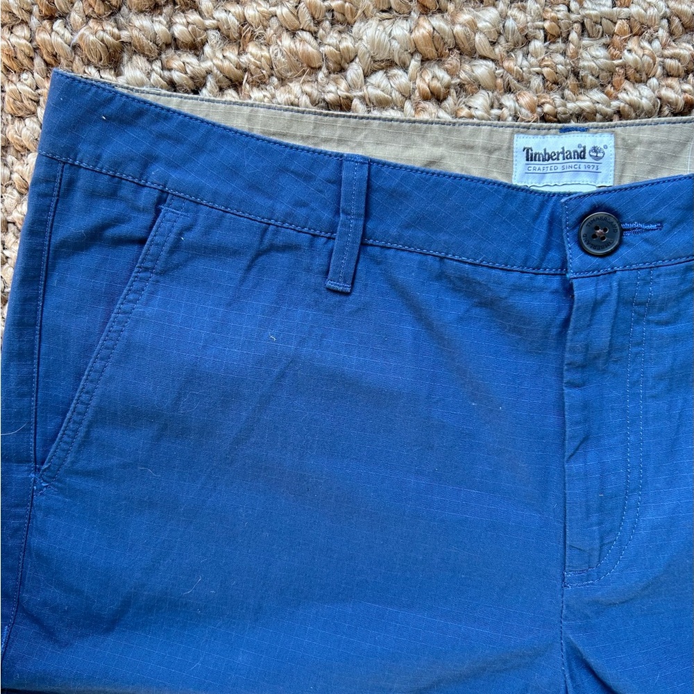 NWT Timberland Men’s Lightweight Flat Front Chino Shorts - Picture 3 of 13